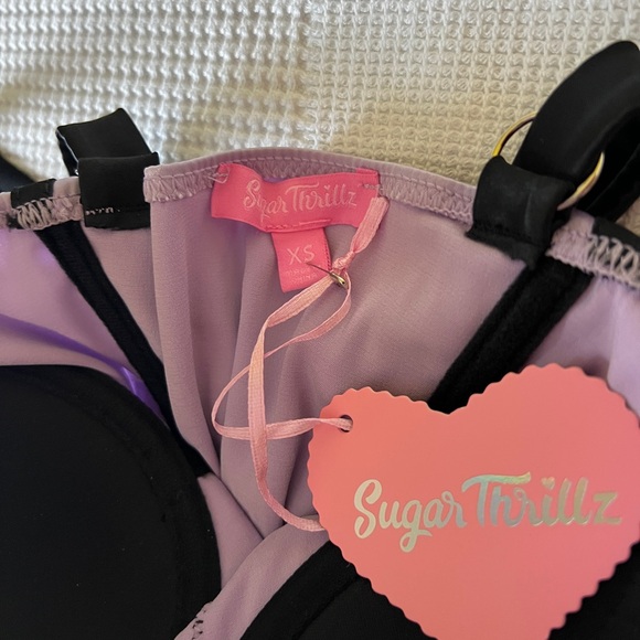 NWT - Dolls Kill - ‘Clandestine Rendezvous Mini Dress’ - XS - Picture 3 of 13